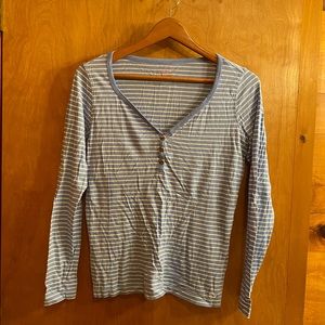 Vineyard Vines - Light Blue and White Striped - M